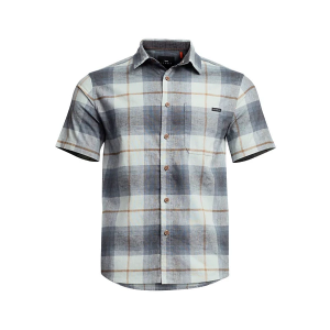 Men's Sitka Ambarry Button Up Shirt Medium Blue Haze Plaid