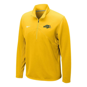 North Dakota State Bison Nike Training 1/4 Zip Large Gold