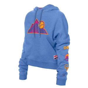 Women's Colorado Rockies New Era City Connect Ski Hoodie Large Light Blue