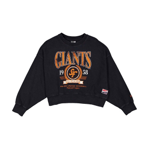 Women's San Francisco Giants New Era City Connect Crew Medium Black