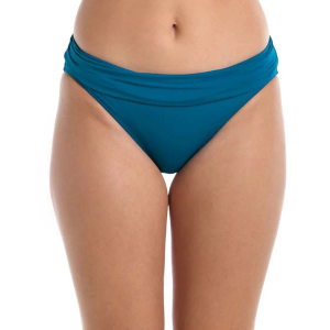 Women's La Blanca Shirred Band Hipster Swim Bottoms Contemporary 2 Ocean