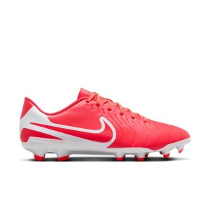 Adult Nike Tiempo Legend 10 Club Molded Soccer Cleats M6/W7.5 Hot Lava/White