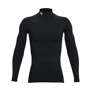 Men's Under Armour ColdGear Long Sleeve Compression Shirt Small Black White