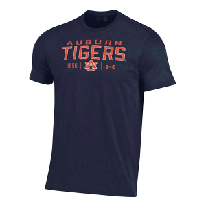 Auburn Tigers Under Armour Breaker Performance Cotton T-Shirt 3XLarge Blue