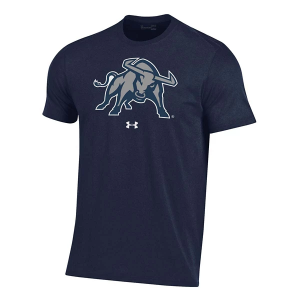 Utah State Aggies Under Armour Breaker Performance Cotton T-Shirt 2XLarge Blue