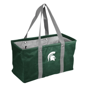 Logo Brands Michigan State Spartans Crosshatch Picnic Caddy