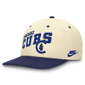 Chicago Cubs Nike Cooperstown Flexfit Hat M/L Tan
