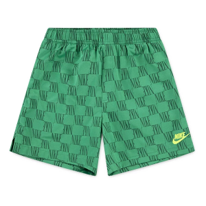 Kids' Nike Sportswear "Ace Your Game" Jacquard Shorts 5 Stadium Green