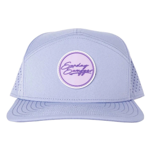 Men's Sunday Swagger SWAGGER Flat Bill Golf Snapback Hat One Size Lavender