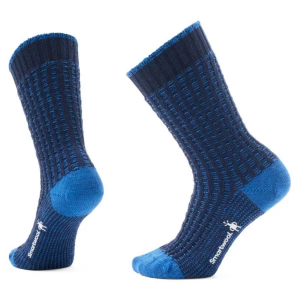 Adult Smartwool Women's Smartwool Cozy Waffle Press Crew Socks Singles Crew Socks Small Deep Navy Singles