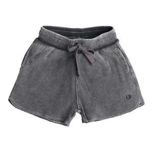 Little Bipsy Acid Wash Waffle Shorts Toddler 4/5T Black