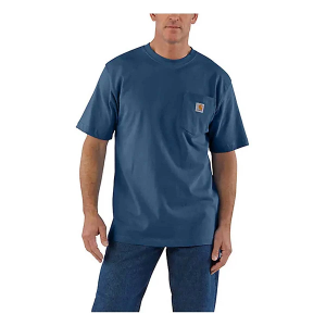 Men's Carhartt Loose Fit Heavyweight Pocket Tall T-Shirt 3XLarge Ocean