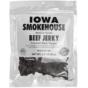 Iowa Smokehouse Ranch Hand Beef Cracked Black Pepper Jerky