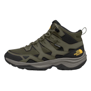 Men's The North Face Hedgehog 3 Mid Waterproof Hiking Boots Outdoor 10 New Taupe Green/TNF Black