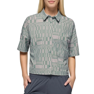 Women's prAna Railay Button Up Shirt XLarge Saltwater Drops