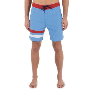 Men's Hurley Phantom Eco Block Party 18" Swim Boardshorts 36 Aqua