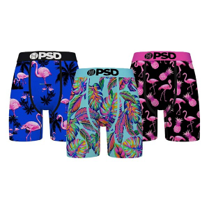Men's PSD Oasis Boxer Briefs Underwear 3 Pack Large Oasis
