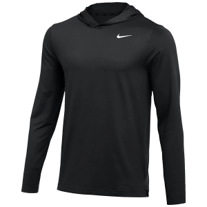 Men's Nike Dri-FIT Long Sleeve Shirt 2XLarge Tm Black/Heather/White