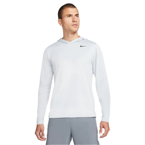 Men's Nike Dri-FIT Long Sleeve Shirt Medium Wolf Grey/Heather/Black