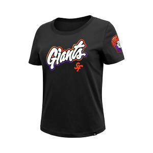 Women's San Francisco Giants City Connect Team T-Shirt Medium Black