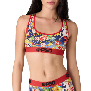 Women's PSD Rainbow Bright Sports Bra XLarge Sprite