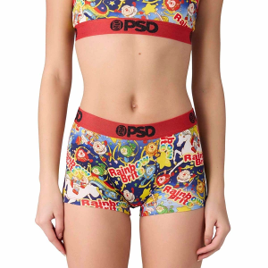 Women's PSD Rainbow Bright Boy Shorts Underwear XLarge Sprite