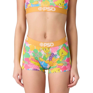 Women's PSD Tweetii Hawaii Boy Shorts Underwear Large Tweetii Hawaii