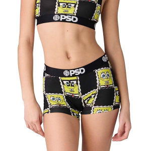 Women's PSD SpongeBob SquarePants Boy Shorts Underwear Medium Check