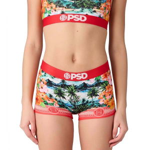 Women's PSD Hawaiian Luxe Boy Shorts Underwear XLarge Hawaiian Luxe