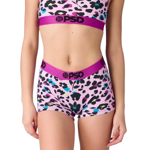 Women's PSD Modal Floral Leopard Boy Shorts Underwear XLarge Floral Leopard