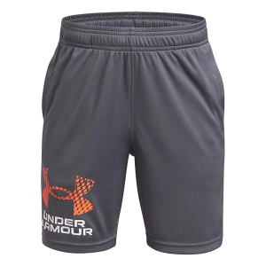 Boys' Under Armour Prototype Tech Logo Shorts XLarge Castlerock