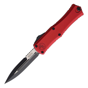 Microtech 1701M-1 Hera II Mini Black Two Tone Bayonet OTF Red Automatic Knife