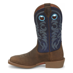 Men's Justin Brands Muley 12" Western Boots 10.5 Peanut Tan