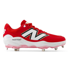 Men's New Balance Fresh Foam X 3000v7 Metal Baseball Cleats 7 Red