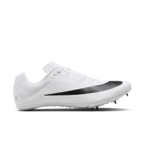 Adult Nike Zoom Rival Track Spikes M8/W9.5 White/Black/Metallic Silver