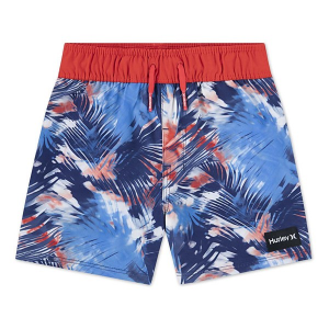 Boys' Hurley Distorted Palm Pool Party Swim Trunks Toddler 4T Distorted Palm Royal