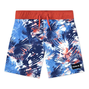Boys' Hurley Distorted Palm Pool Party Swim Trunks 5 Distorted Palm Royal
