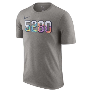 Denver Nuggets 2024 City Edition Logo Nike T-Shirt 2XLarge Dark Grey Heather