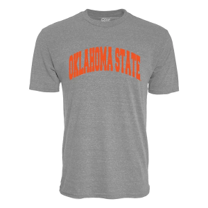 Oklahoma State Cowboys Blue 84 Archie T-Shirt XLarge Heather Grey