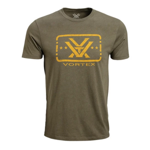 Men's Vortex Trigger Press T-Shirt Medium Military Heather