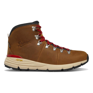 Men's Danner Mountain 600 Leaf 4.5" GTX Hiking Boots Outdoor 11.5 Grizzly Brown/Rhodo Red