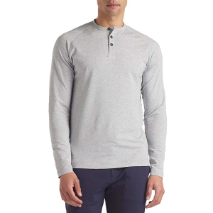 Men's Public Rec Go To Long Sleeve Henley Large Heather Silver Spoon