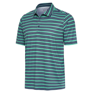 Men's Antigua Pureshot Polo 2XLarge Nautical Navy/Silt/Lawn