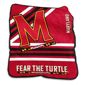 Logo Brands Maryland Terrapins 50x60 Raschel Throw
