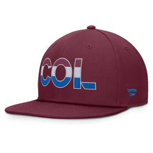 Colorado Avalanche Fanatics Rink Snapback Hat One Size Garnet