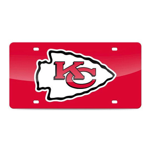 Rico Industries Kansas City Chiefs License Plate