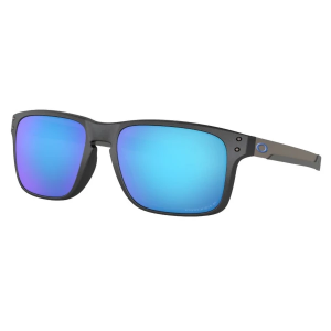 Men's Oakley Holbrook Mix Prizm Polarized Sunglasses Steel/Prizm Sapphire Polarized