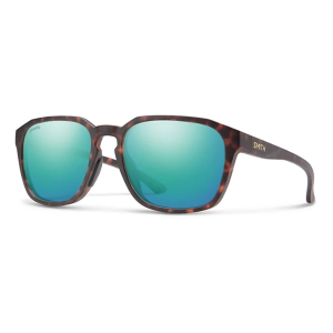 Men's Smith Contour Polarized Sunglasses Matte Tortoise/ChromaPop Opal Mirror Polarized