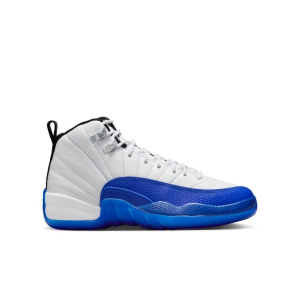 Kids' Air Jordan 12 Retro "White & Game Royal" Sneakers sneakers-athletic-shoes Big 4 Regular White/Black/Game Royal