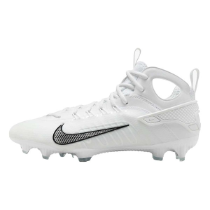 Adult Nike Huarache 9 Elite Molded Lacrosse Cleats M13/W14.5 White/Black
